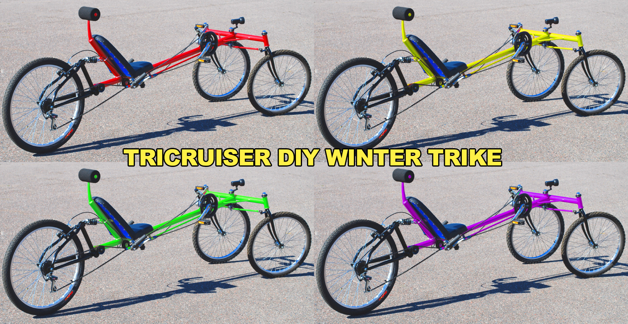 TriCruiser Winter Trike - atomiczombie bikes